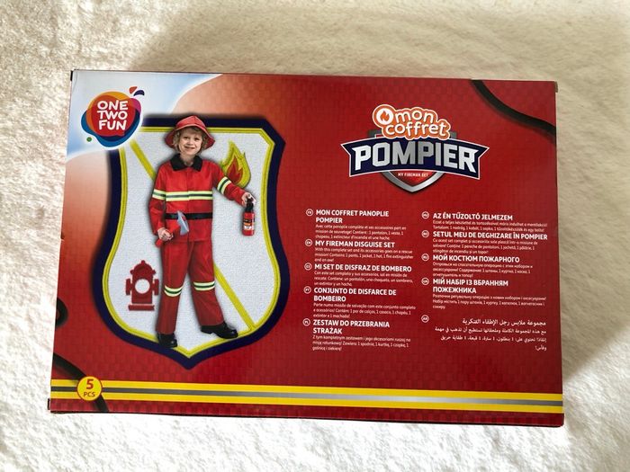 Coffret pompier déguisement et accessoires - photo numéro 2