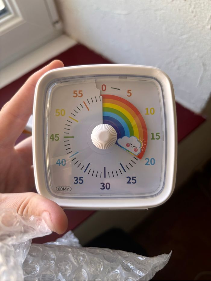Timer - outils éducatif - arc en ciel - enfant - photo numéro 2