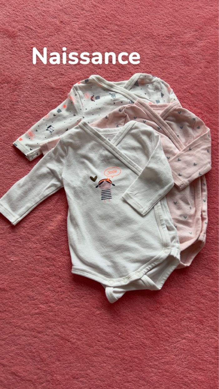 Lot de bodies manches longues