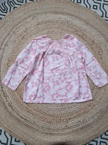 Blouse coeurs Vertbaudet 5 ans