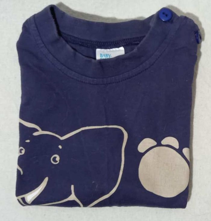 tee shirt bleu Baby Club - photo numéro 2