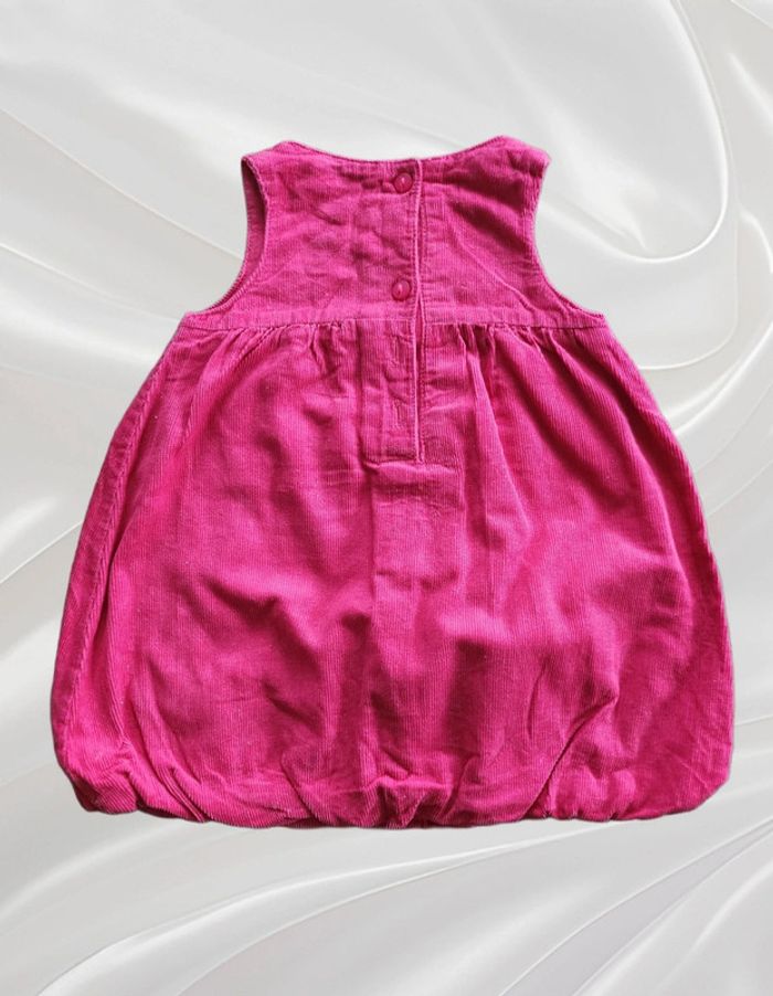 Robe mi-saison / hiver sans manches fuchsia 6 mois - photo numéro 2