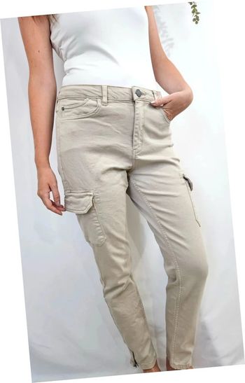 Pantalon cargo beige Skinny taille 42