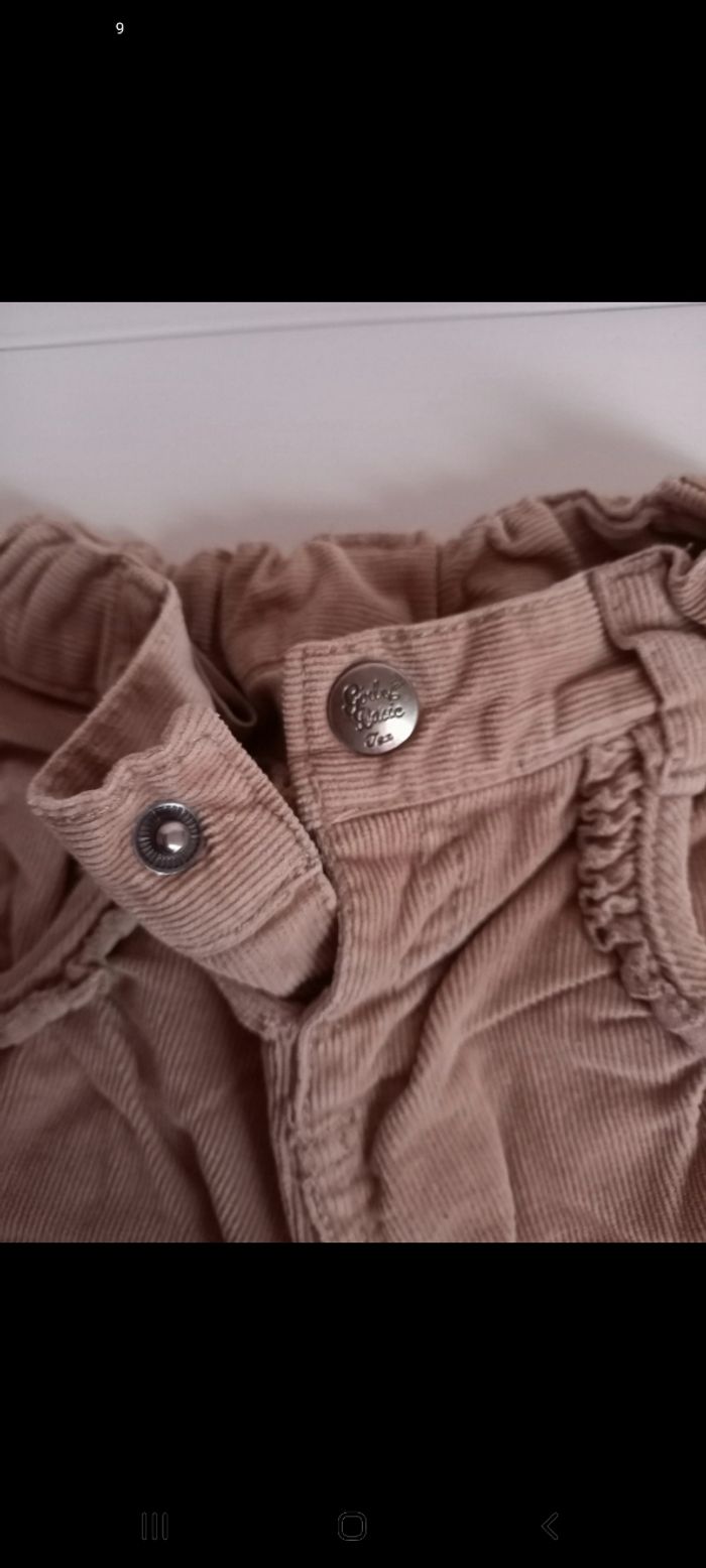 Pantalon velours 23 mois - photo numéro 2