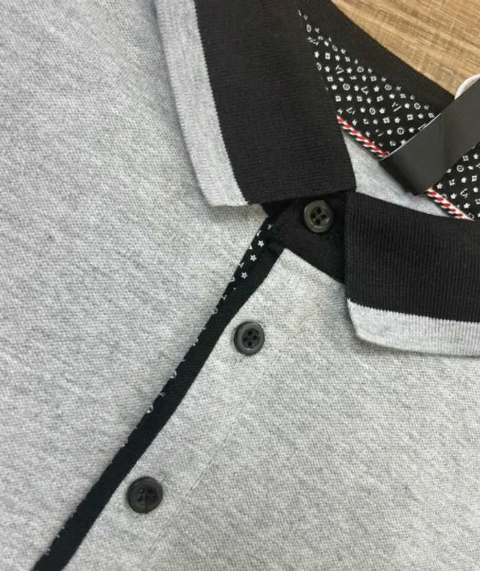 Polo homme gris neuf polo homme tailleS 36 T-shirt homme - photo numéro 2