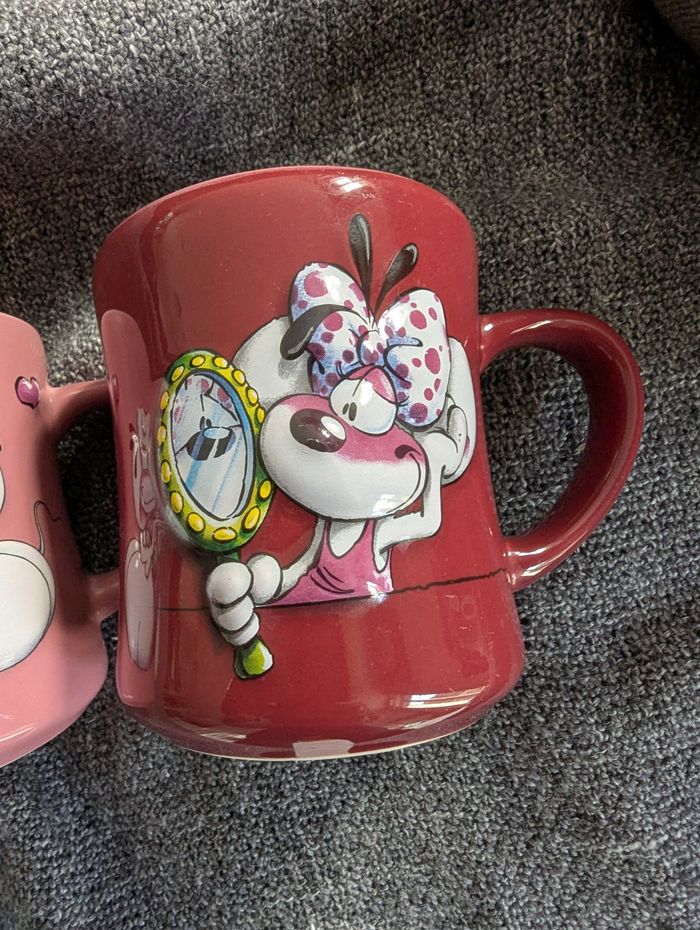 2 tasses diddl reliefs - photo numéro 3