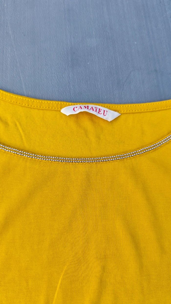 T-shirt manches courtes XL camaïeu - photo numéro 2