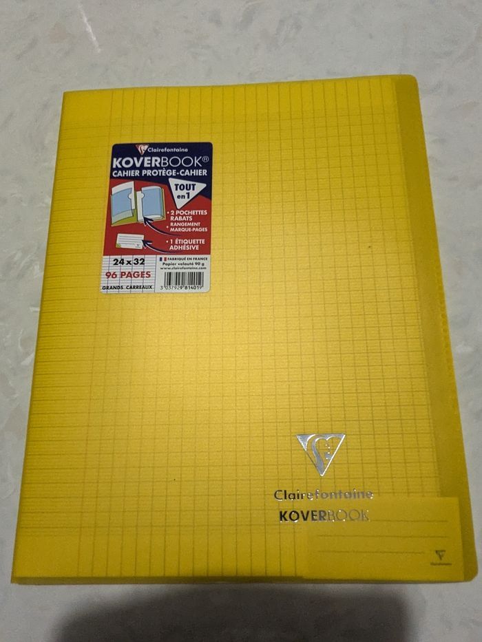 Lot de 7 cahiers Clairefontaine 96 pages. Taille 24x32 - photo numéro 4