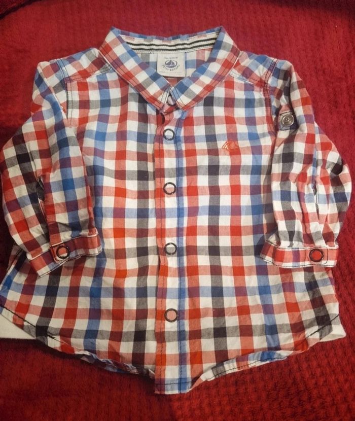Chemise garçon petit bateau