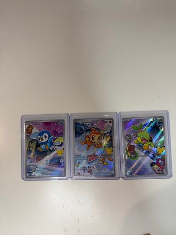 Carte promo 3 ar 4eme génération coffret premier partenaire Pokémon 30ans
