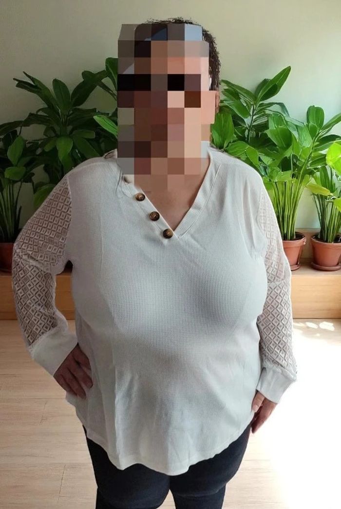 Tunique Blouse blanche - photo numéro 2