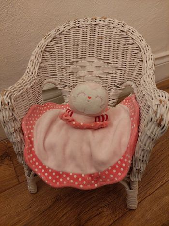 Doudou rond plat chat Amadeus les petits