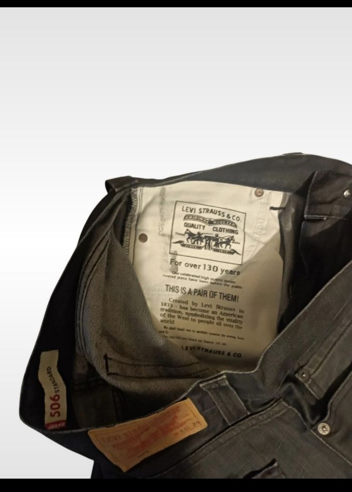 Jeans brut  levis506.taille xl 33 34 - photo numéro 5