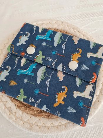 Pochette à savon ou shampoing solide lavable
