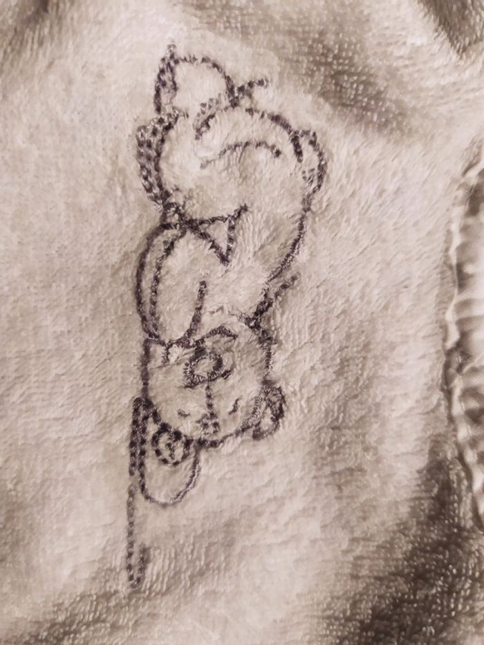 Petit bavoir noukie's blanc - photo numéro 3