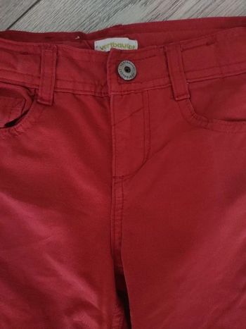 pantalon rouge garçon taille 6 ans satisfaisant