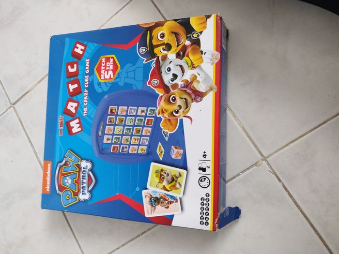 Jeux de société pat patrouille match excellent état