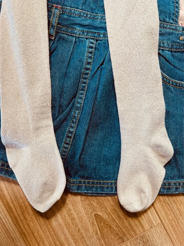 Taille 4 ans tenue 3 pièces fille Sergent major Kiabi rose pâle et bleu jean * fox * 🩷 - photo numéro 11