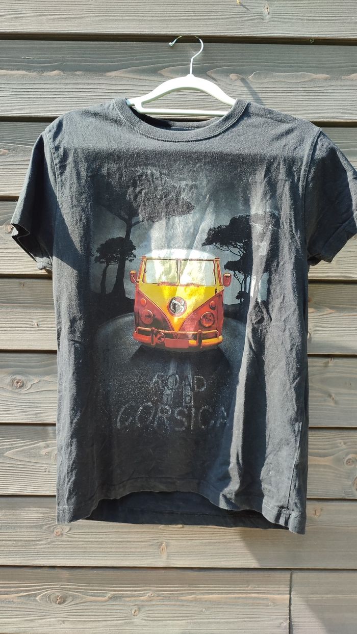 Tshirt noir Road to Corsica S Palawan