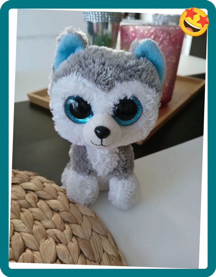 Péluche Ty Loup Beanie Boo's🌿🎁