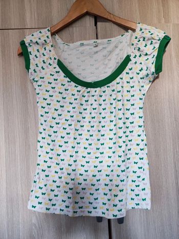 Blouse papillon coton t 36