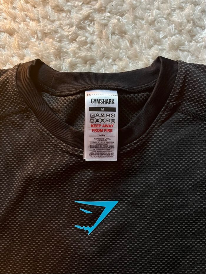 Débardeur compress Gymshark Onyx 5.0 - Black taille M