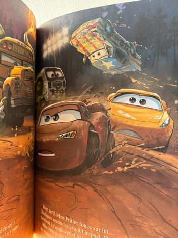 Livre cars 3#image dessiné#disney#pixar