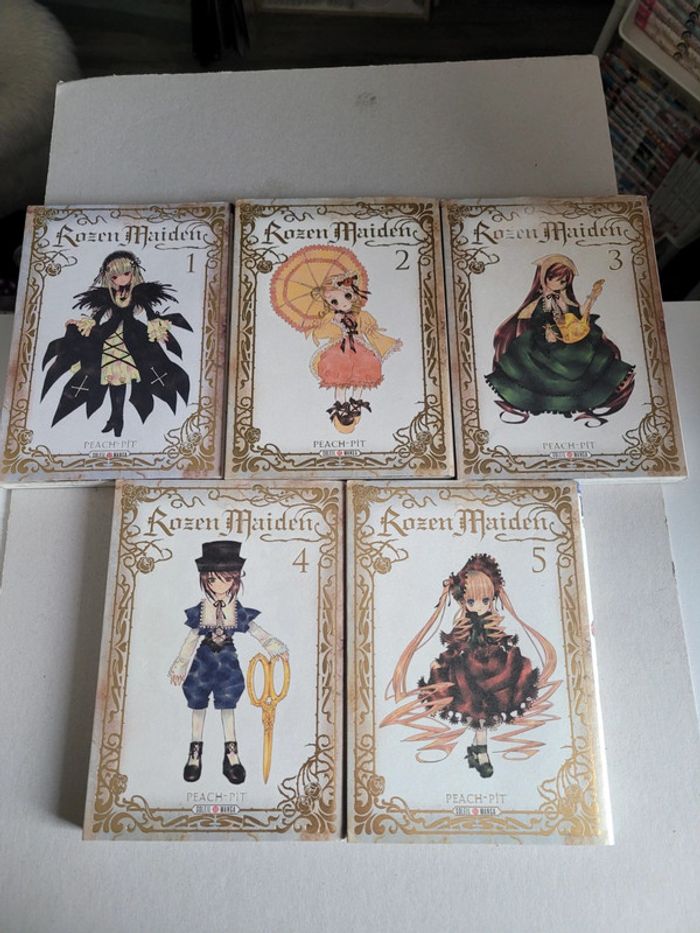 Lot 5 premiers tomes du manga rozen maiden saison 1 - photo numéro 2