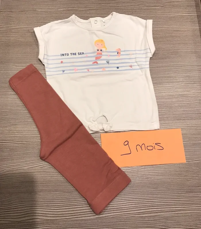 Teeshirt legging orchestra kiabi 9 mois