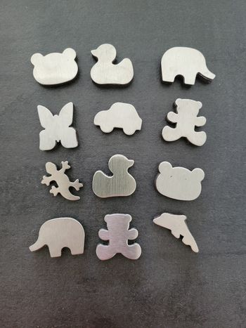 Lot de 12 aimants