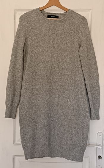 Robe Pull Grise Vero Moda Femme