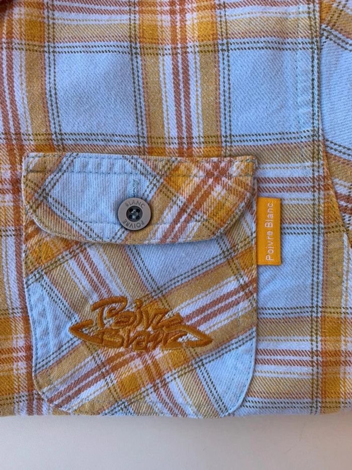 Chemise à carreaux Poivre blanc 6 ans - photo numéro 5