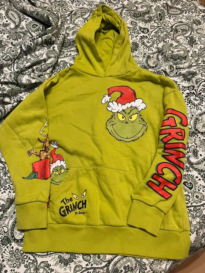 Pull à capuche Grinch 11-12 ans