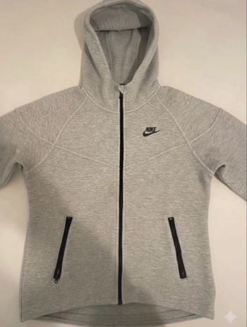Veste Nike Tech Fleece Hoodie Gris Full Zip Ancienne Génération Taille S