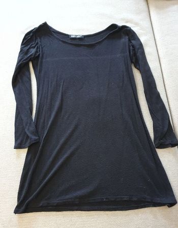 Tee-shirt manches longues noir why not S