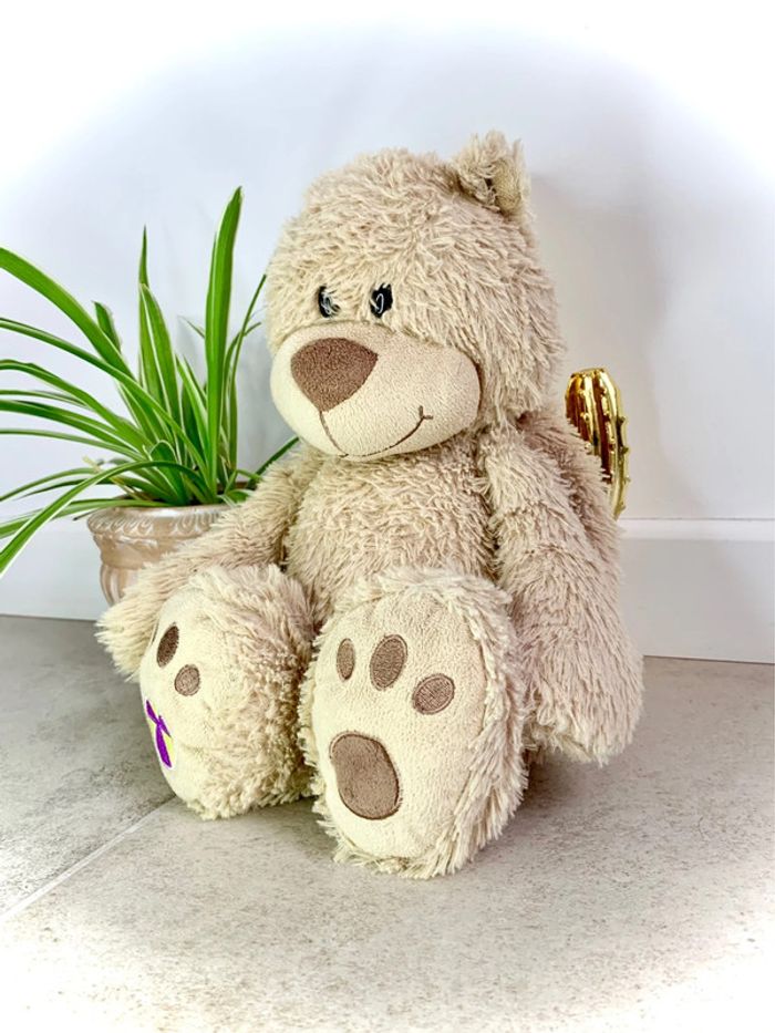 Buddy ball Peluche 🧸 Ours en boule avec rangement - photo numéro 3
