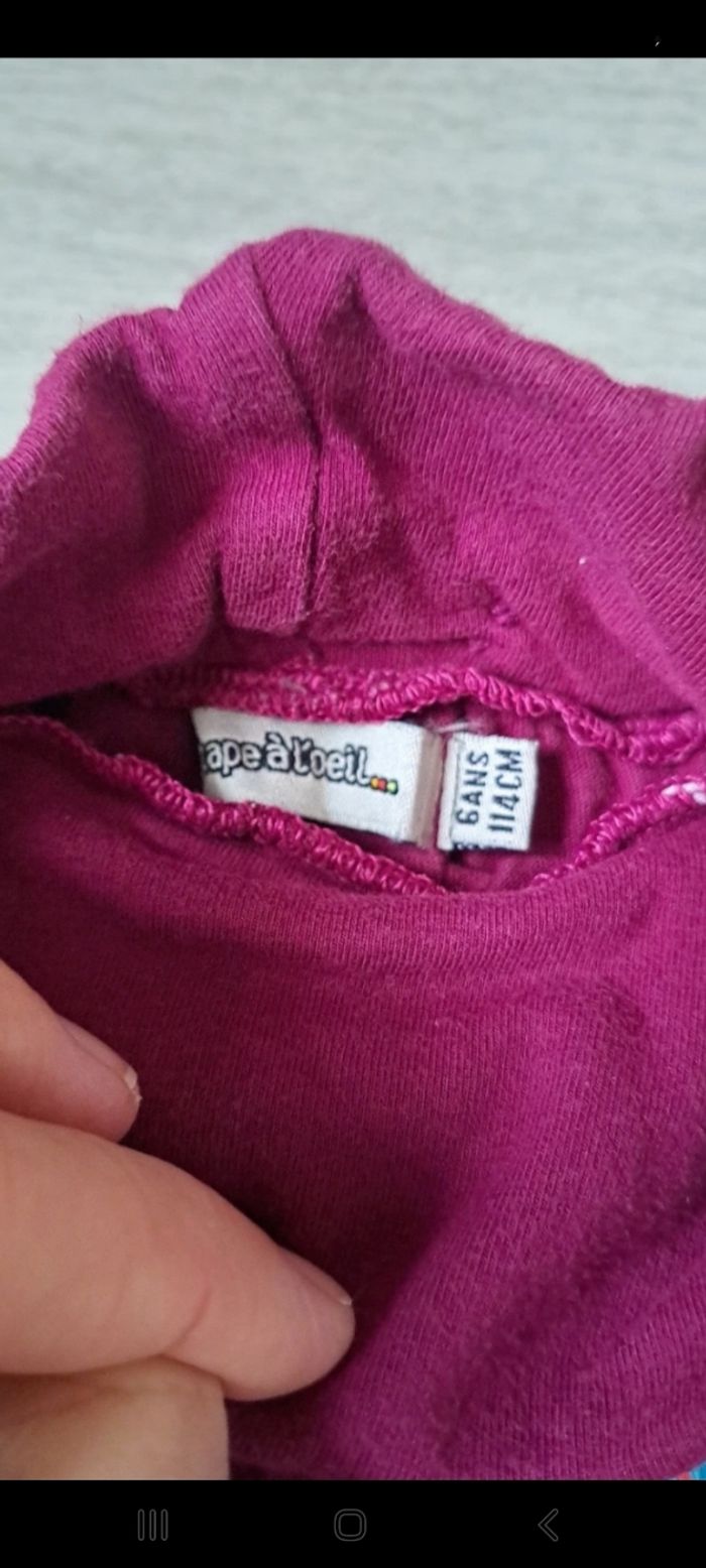 Lot tee-shirts col roulé - photo numéro 7