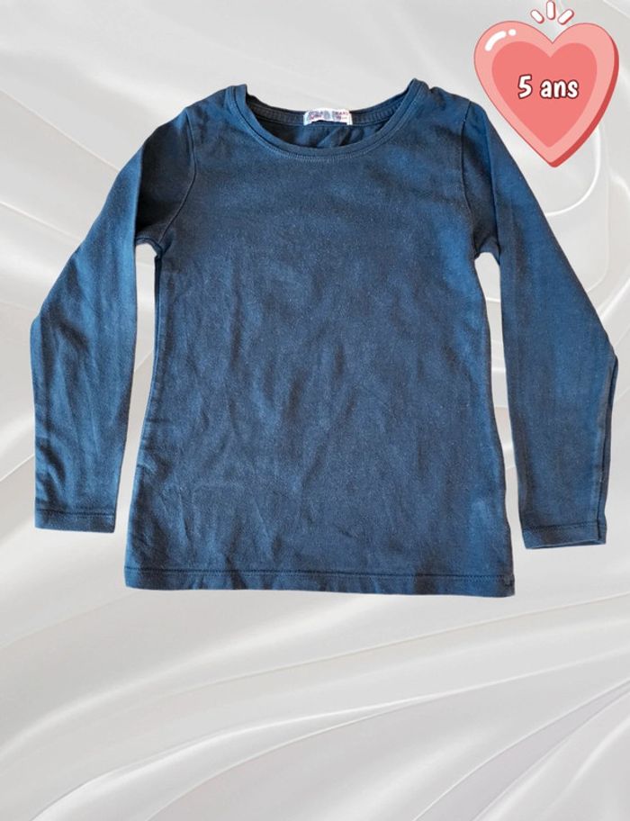 T-shirt haut manches longues fille 5 ans