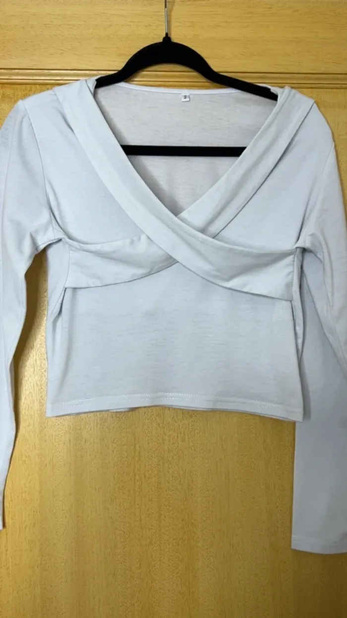 Crop top col croisé – T36 - photo numéro 4