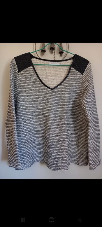 Pull fils brillants