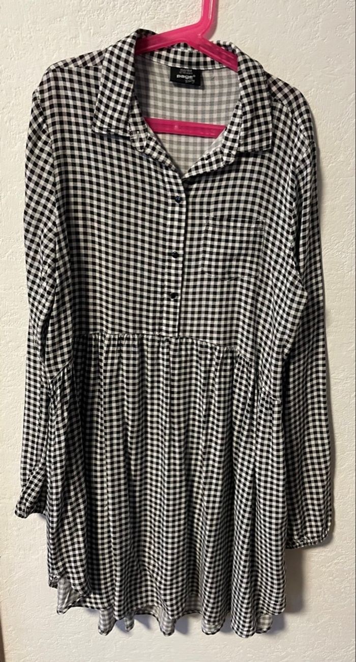 Robe Vichy 13-14 ans