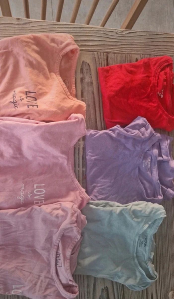 Lot de 12 tee shirt en 5 ans - photo numéro 3
