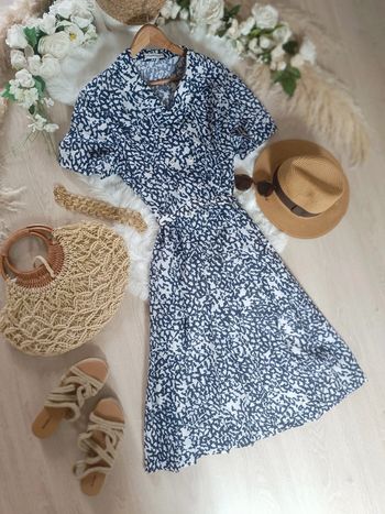 Jolie robe longue vintage taille 44
