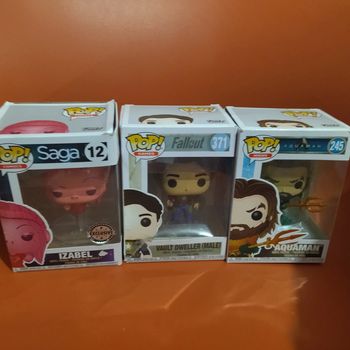 lot de Funko Pop! Comics Saga 12 Izabel Aquaman Fallout