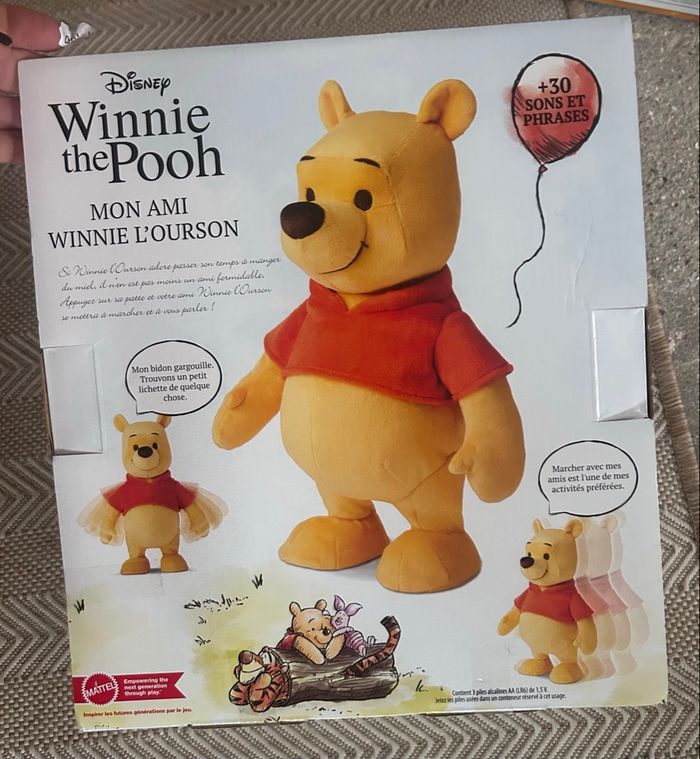 🐻 Winnie l’Ourson – Peluche Interactive – Neuf 🌟 - photo numéro 2