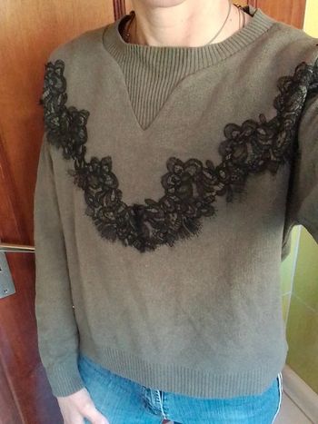 Pull femme vert Kaki Liberto