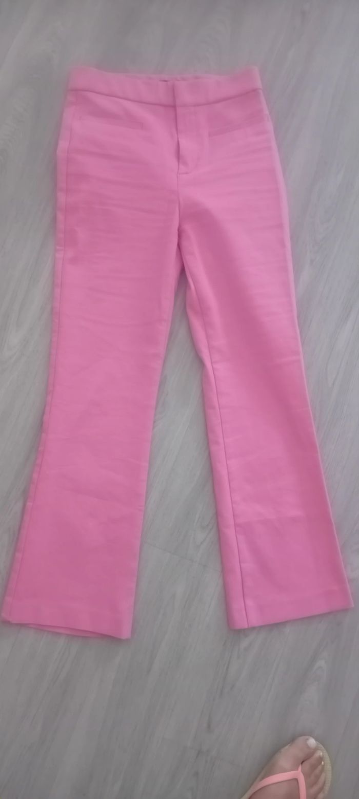 Pantalon zara rose XS - photo numéro 2