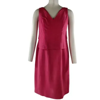 Robe chic rose - Robe été élégante Fushia Mathilde J. Rondinaud - Taille 38 A1120