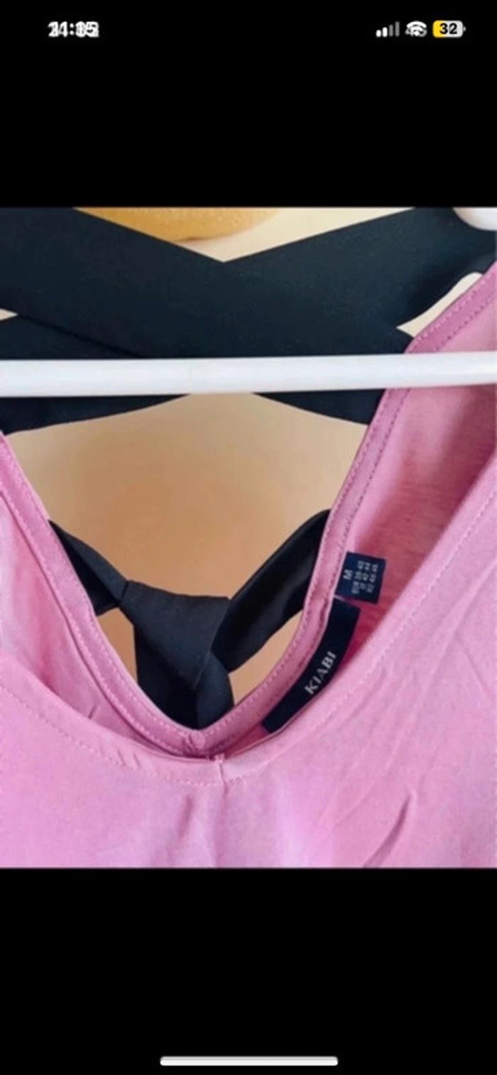 Sublime tee-shirts kiabi rose laçage dos taille M - photo numéro 7