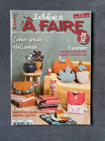Magazine idées à faire numéro 53 septembre octobre 2024